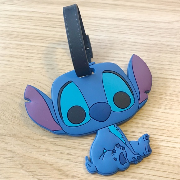 disney stitch luggage tag